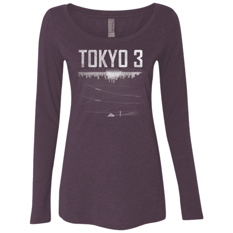 T-Shirts Vintage Purple / Small Tokyo 3 Women's Triblend Long Sleeve Shirt