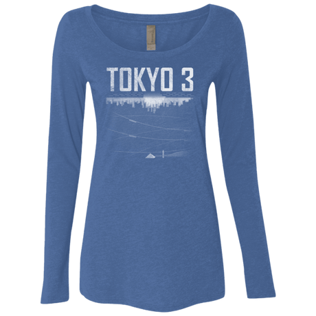 T-Shirts Vintage Royal / Small Tokyo 3 Women's Triblend Long Sleeve Shirt