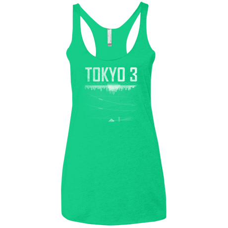 T-Shirts Envy / X-Small Tokyo 3 Women's Triblend Racerback Tank