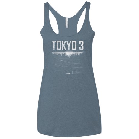 T-Shirts Indigo / X-Small Tokyo 3 Women's Triblend Racerback Tank