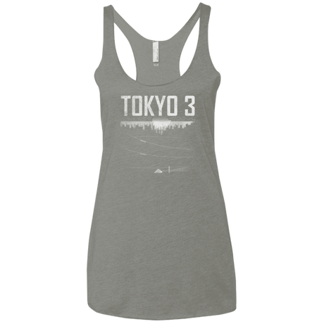T-Shirts Venetian Grey / X-Small Tokyo 3 Women's Triblend Racerback Tank