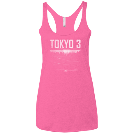 T-Shirts Vintage Pink / X-Small Tokyo 3 Women's Triblend Racerback Tank
