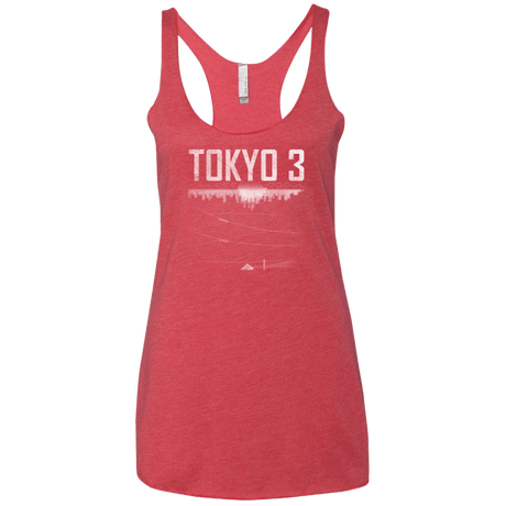 T-Shirts Vintage Red / X-Small Tokyo 3 Women's Triblend Racerback Tank