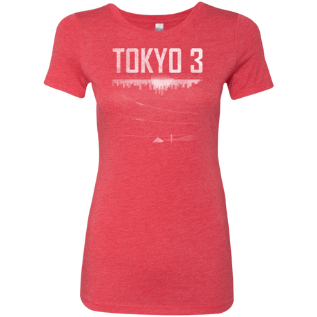 T-Shirts Vintage Red / Small Tokyo 3 Women's Triblend T-Shirt