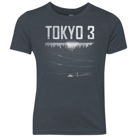 T-Shirts Vintage Navy / YXS Tokyo 3 Youth Triblend T-Shirt