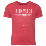 T-Shirts Vintage Red / YXS Tokyo 3 Youth Triblend T-Shirt