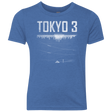 T-Shirts Vintage Royal / YXS Tokyo 3 Youth Triblend T-Shirt
