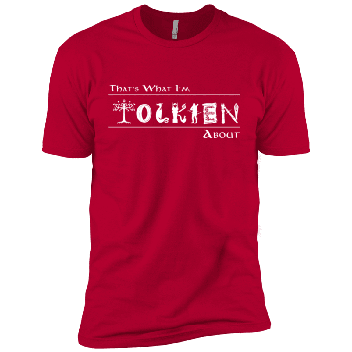 T-Shirts Red / YXS Tolkien About Boys Premium T-Shirt