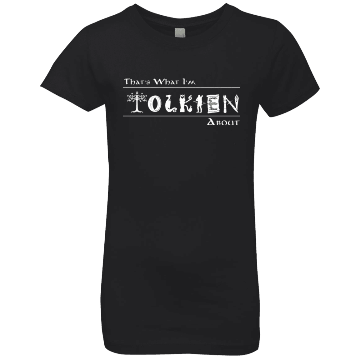 T-Shirts Black / YXS Tolkien About Girls Premium T-Shirt