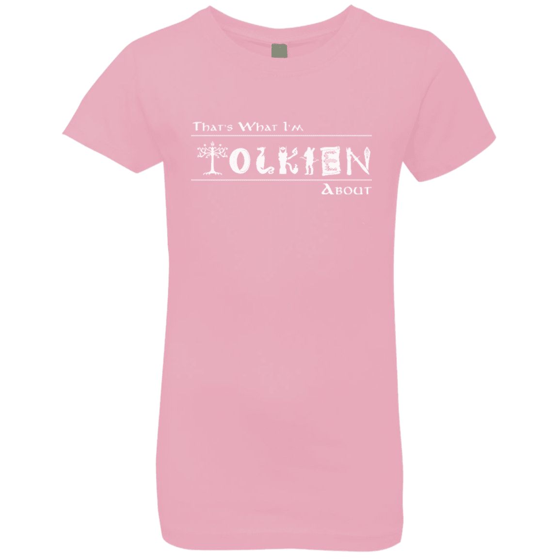 T-Shirts Light Pink / YXS Tolkien About Girls Premium T-Shirt