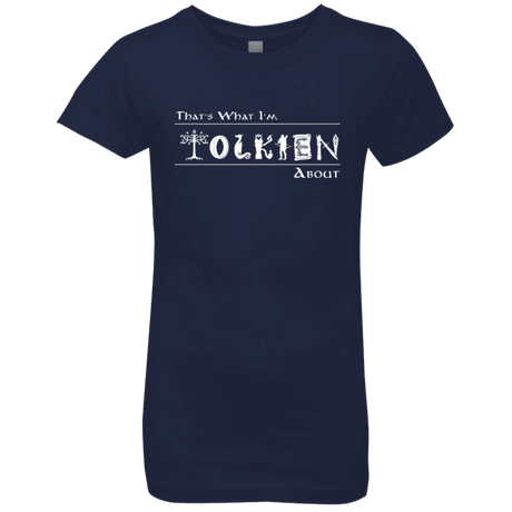T-Shirts Midnight Navy / YXS Tolkien About Girls Premium T-Shirt