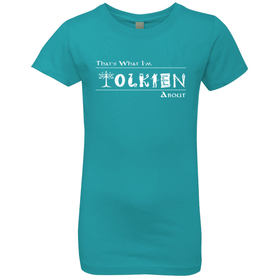 T-Shirts Tahiti Blue / YXS Tolkien About Girls Premium T-Shirt