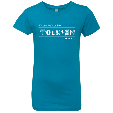 T-Shirts Turquoise / YXS Tolkien About Girls Premium T-Shirt
