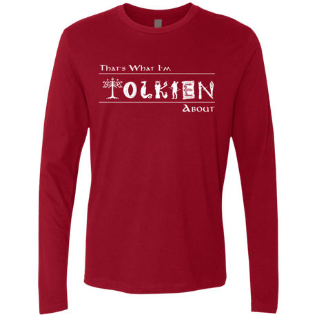 T-Shirts Cardinal / Small Tolkien About Men's Premium Long Sleeve