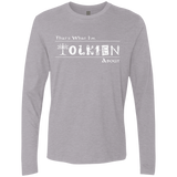 T-Shirts Heather Grey / Small Tolkien About Men's Premium Long Sleeve