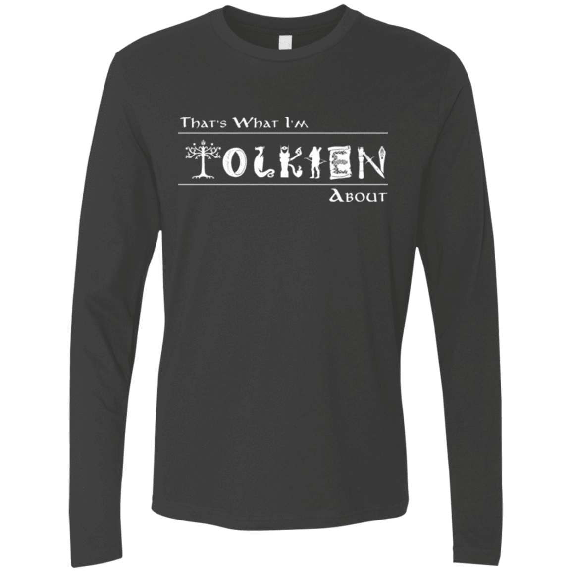 T-Shirts Heavy Metal / Small Tolkien About Men's Premium Long Sleeve