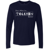 T-Shirts Midnight Navy / Small Tolkien About Men's Premium Long Sleeve