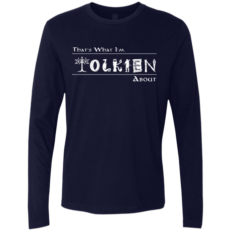 T-Shirts Midnight Navy / Small Tolkien About Men's Premium Long Sleeve