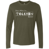 T-Shirts Military Green / Small Tolkien About Men's Premium Long Sleeve