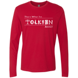 T-Shirts Red / Small Tolkien About Men's Premium Long Sleeve