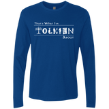 T-Shirts Royal / Small Tolkien About Men's Premium Long Sleeve