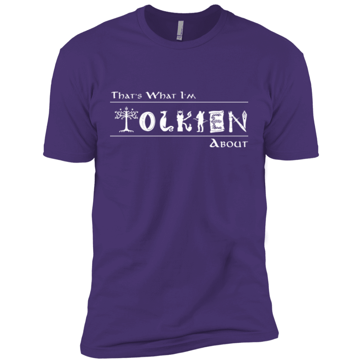 T-Shirts Purple / X-Small Tolkien About Men's Premium T-Shirt