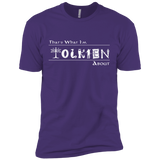 T-Shirts Purple / X-Small Tolkien About Men's Premium T-Shirt
