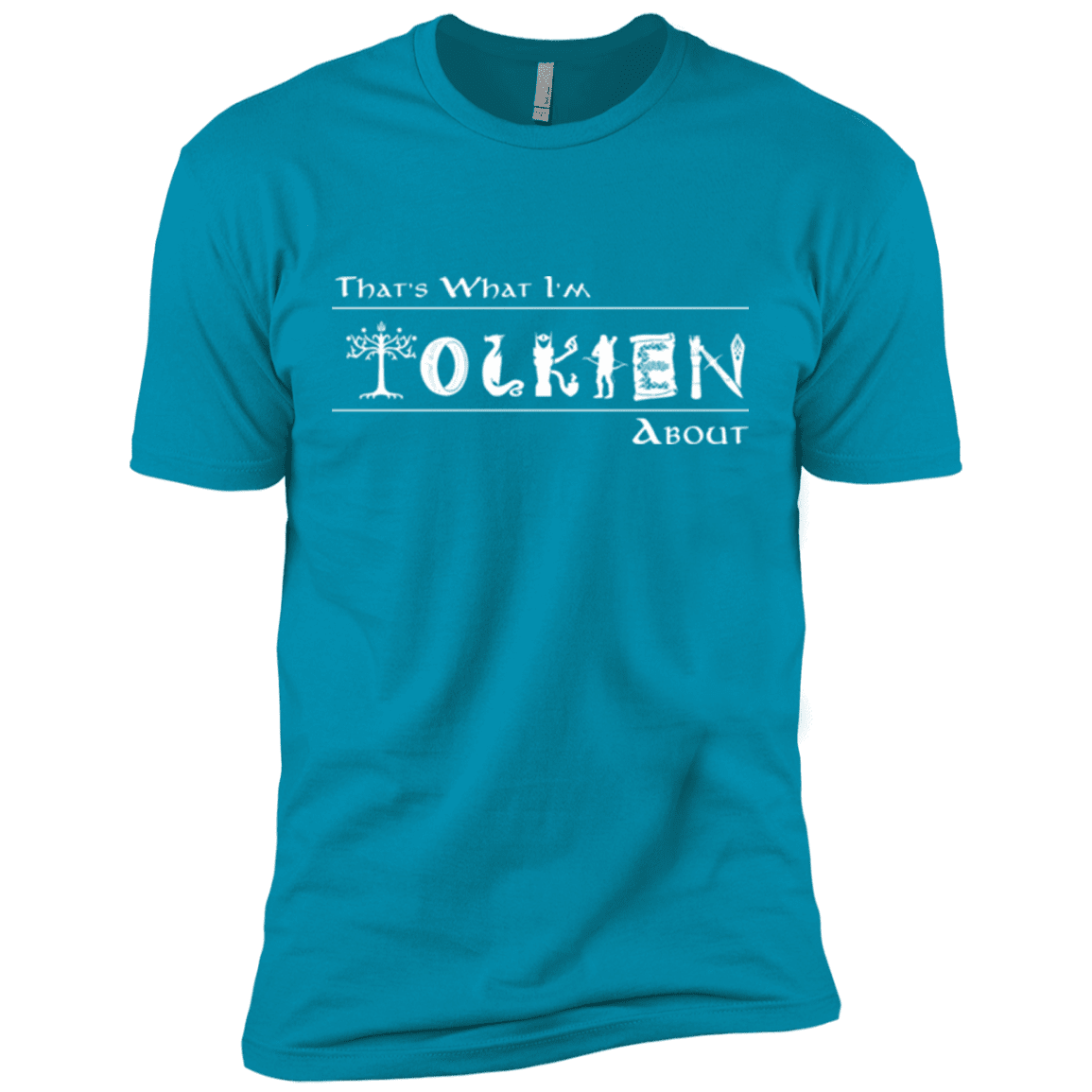 T-Shirts Turquoise / X-Small Tolkien About Men's Premium T-Shirt