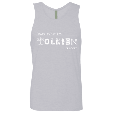 T-Shirts Heather Grey / Small Tolkien About Men's Premium Tank Top