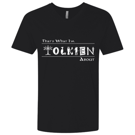 T-Shirts Black / X-Small Tolkien About Men's Premium V-Neck