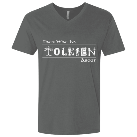 T-Shirts Heavy Metal / X-Small Tolkien About Men's Premium V-Neck