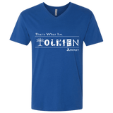 T-Shirts Royal / X-Small Tolkien About Men's Premium V-Neck