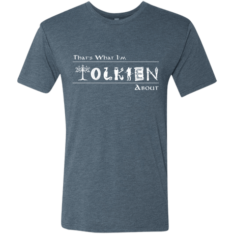 T-Shirts Indigo / Small Tolkien About Men's Triblend T-Shirt