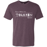 T-Shirts Vintage Purple / Small Tolkien About Men's Triblend T-Shirt