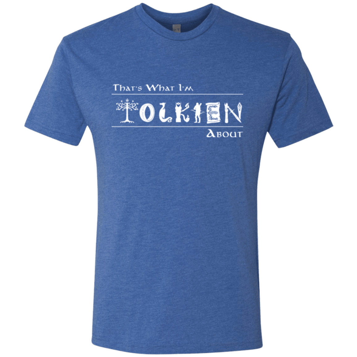 T-Shirts Vintage Royal / Small Tolkien About Men's Triblend T-Shirt