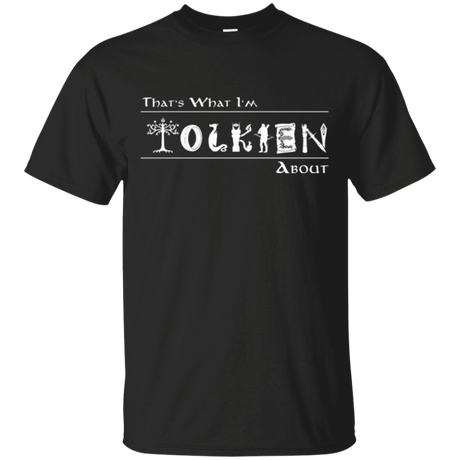 T-Shirts Black / Small Tolkien About T-Shirt