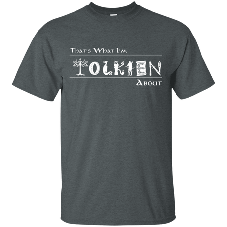 T-Shirts Dark Heather / Small Tolkien About T-Shirt
