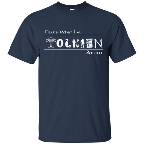 T-Shirts Navy / Small Tolkien About T-Shirt