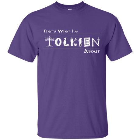 T-Shirts Purple / Small Tolkien About T-Shirt