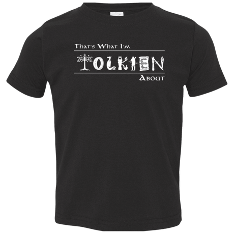 T-Shirts Black / 2T Tolkien About Toddler Premium T-Shirt
