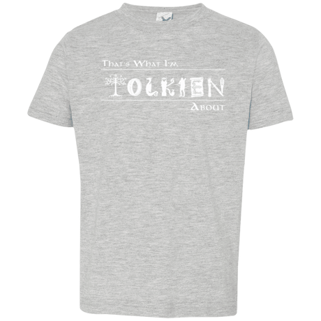 T-Shirts Heather / 2T Tolkien About Toddler Premium T-Shirt