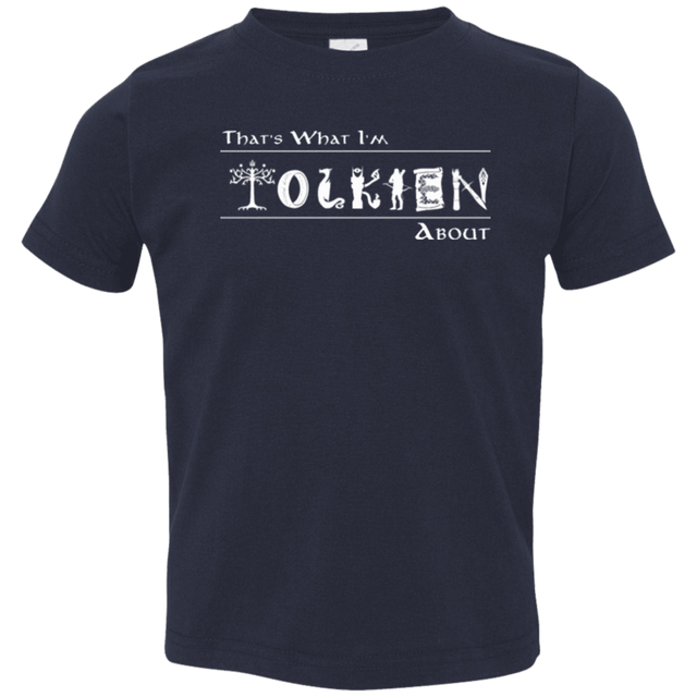 T-Shirts Navy / 2T Tolkien About Toddler Premium T-Shirt