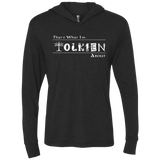 T-Shirts Vintage Black / X-Small Tolkien About Triblend Long Sleeve Hoodie Tee