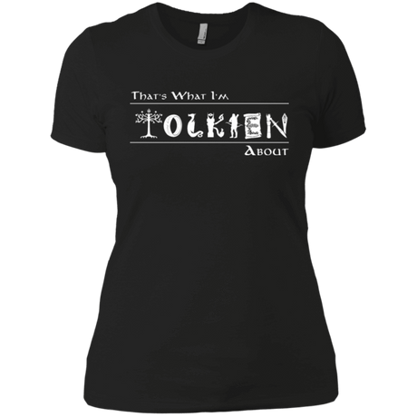 T-Shirts Black / X-Small Tolkien About Women's Premium T-Shirt