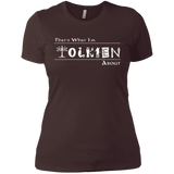 T-Shirts Dark Chocolate / X-Small Tolkien About Women's Premium T-Shirt