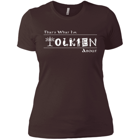 T-Shirts Dark Chocolate / X-Small Tolkien About Women's Premium T-Shirt