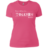 T-Shirts Hot Pink / X-Small Tolkien About Women's Premium T-Shirt