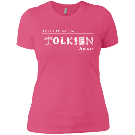 T-Shirts Hot Pink / X-Small Tolkien About Women's Premium T-Shirt