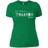 T-Shirts Kelly Green / X-Small Tolkien About Women's Premium T-Shirt