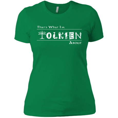 T-Shirts Kelly Green / X-Small Tolkien About Women's Premium T-Shirt
